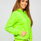 Basic Women's Neon Green Hoodie