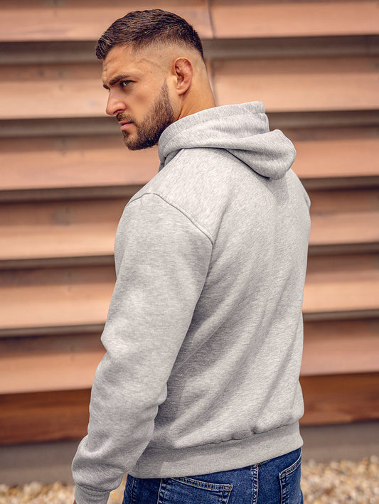 Basic Heather Grey Hoodie