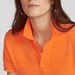 Women's Orange Polo Shirt