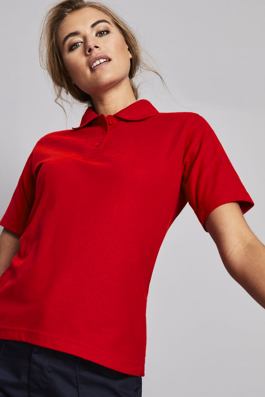 Women's Red Polo Shirt