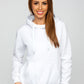 Basic Women's White Hoodie