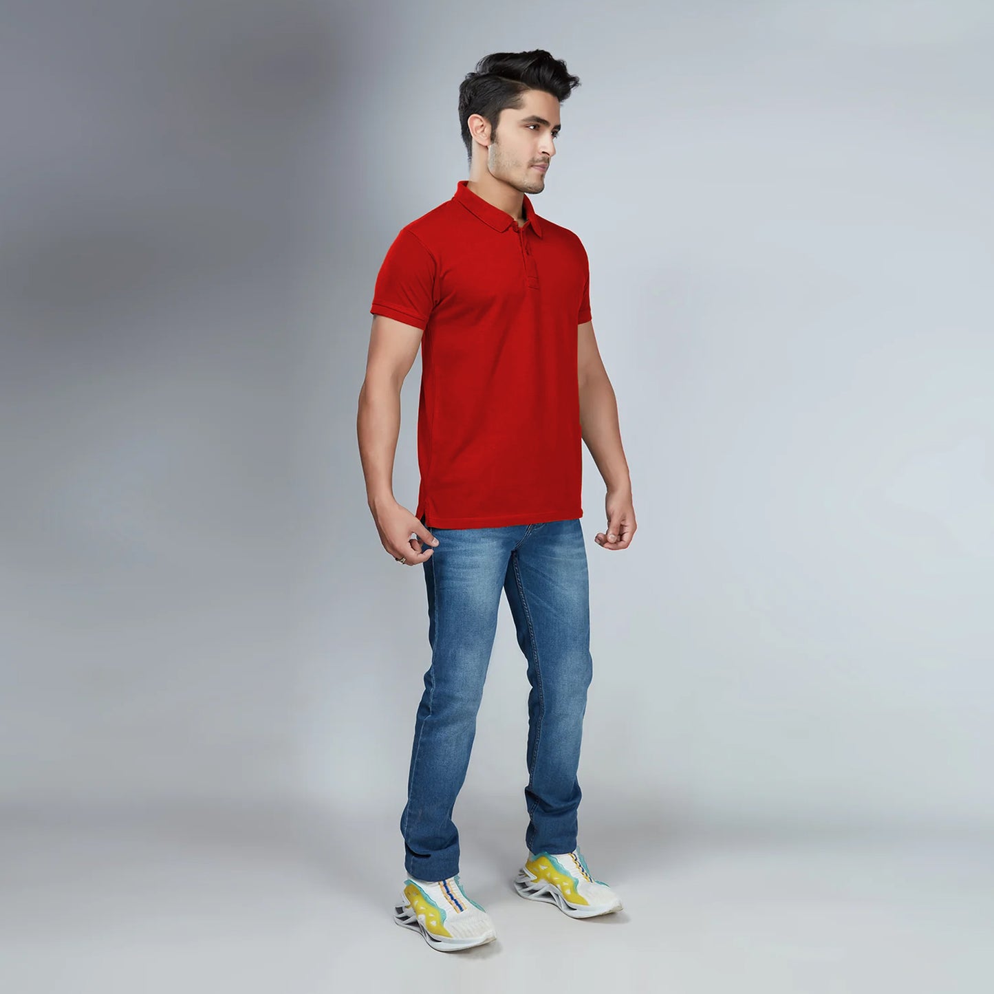 Men's Red Polo T-Shirt