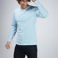 Basic Sky Blue Full Sleeves T-Shirt