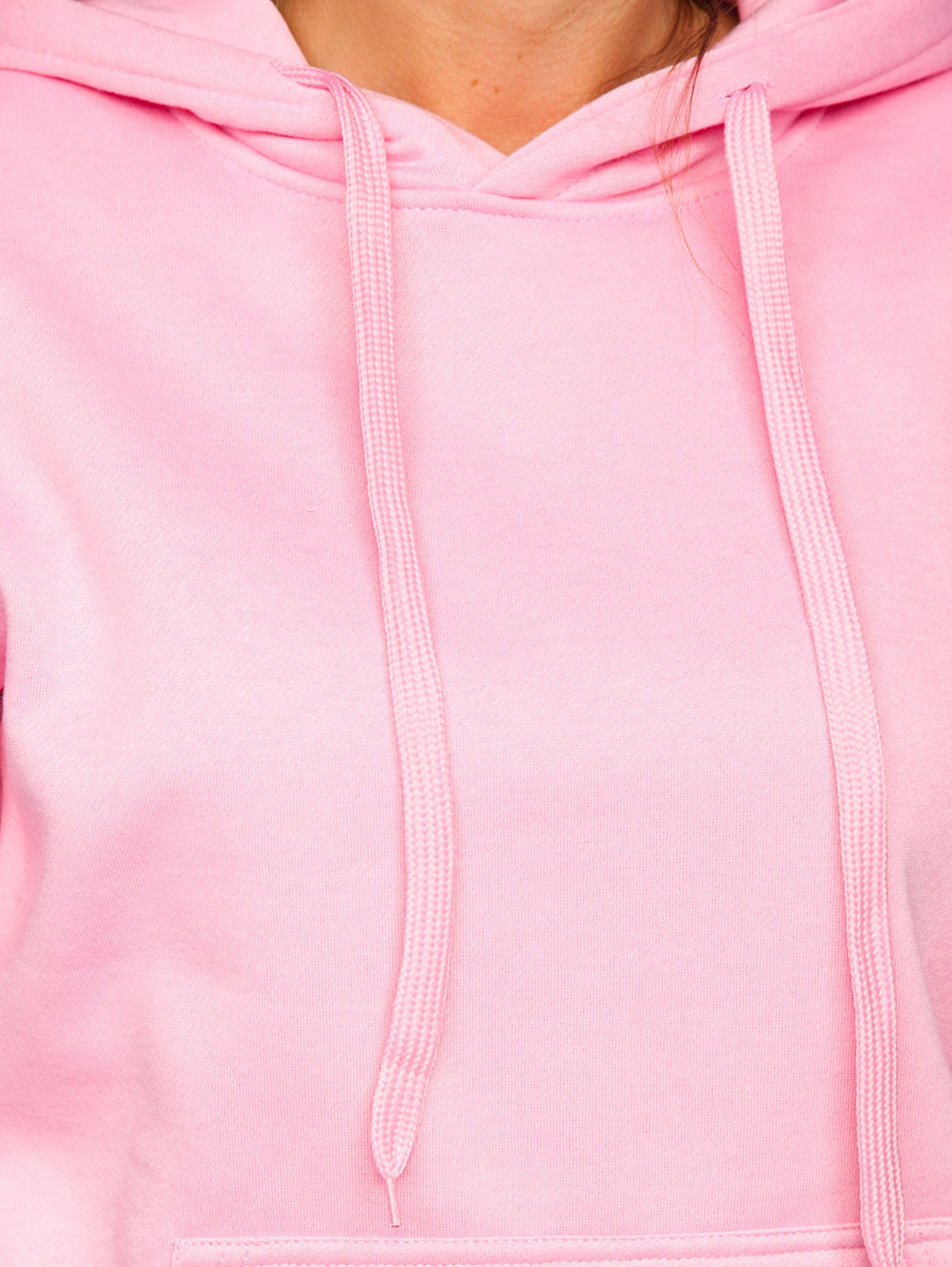 Basic Women's Pink Hoodie
