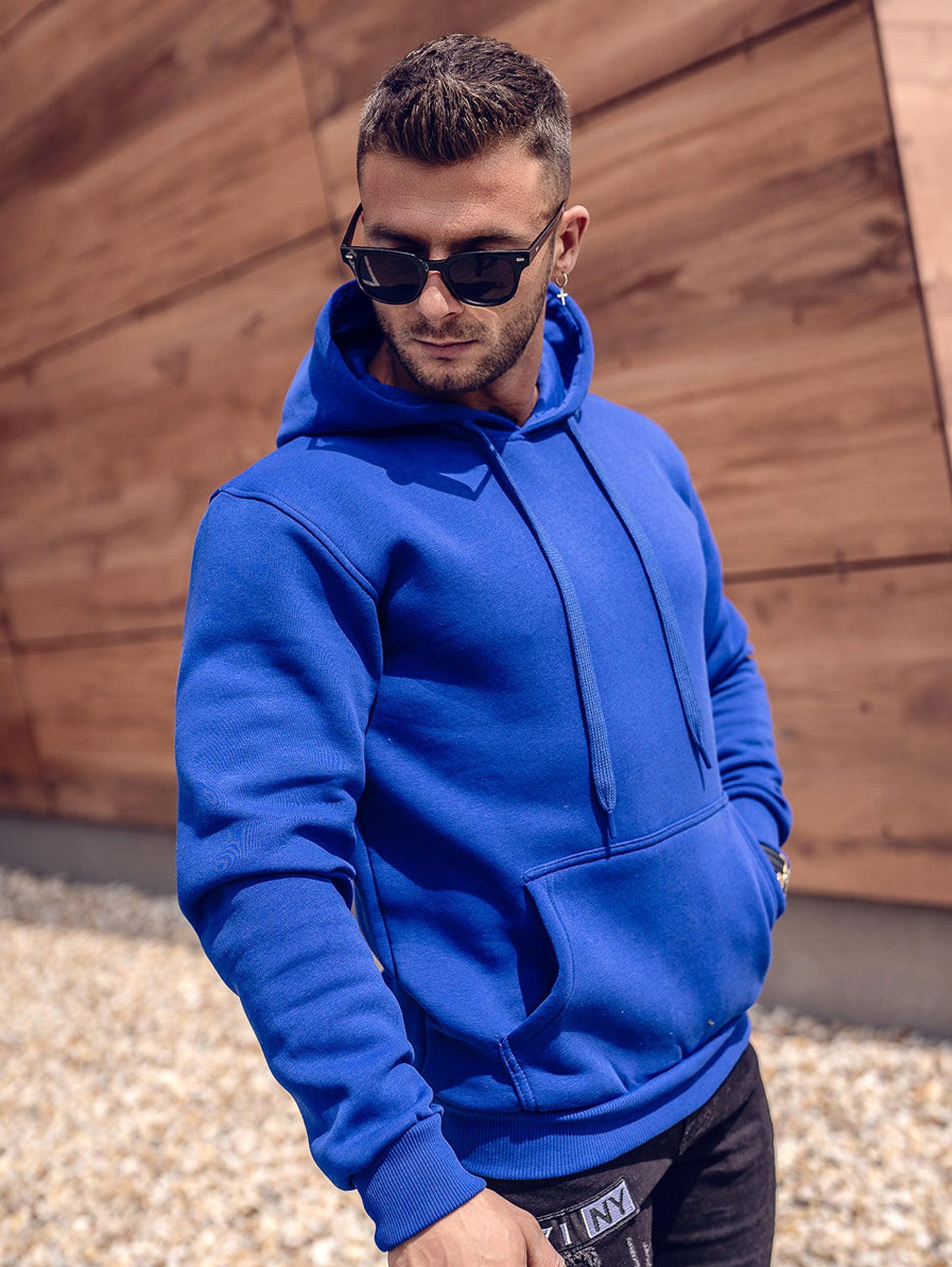 Basic Royal Blue Hoodie