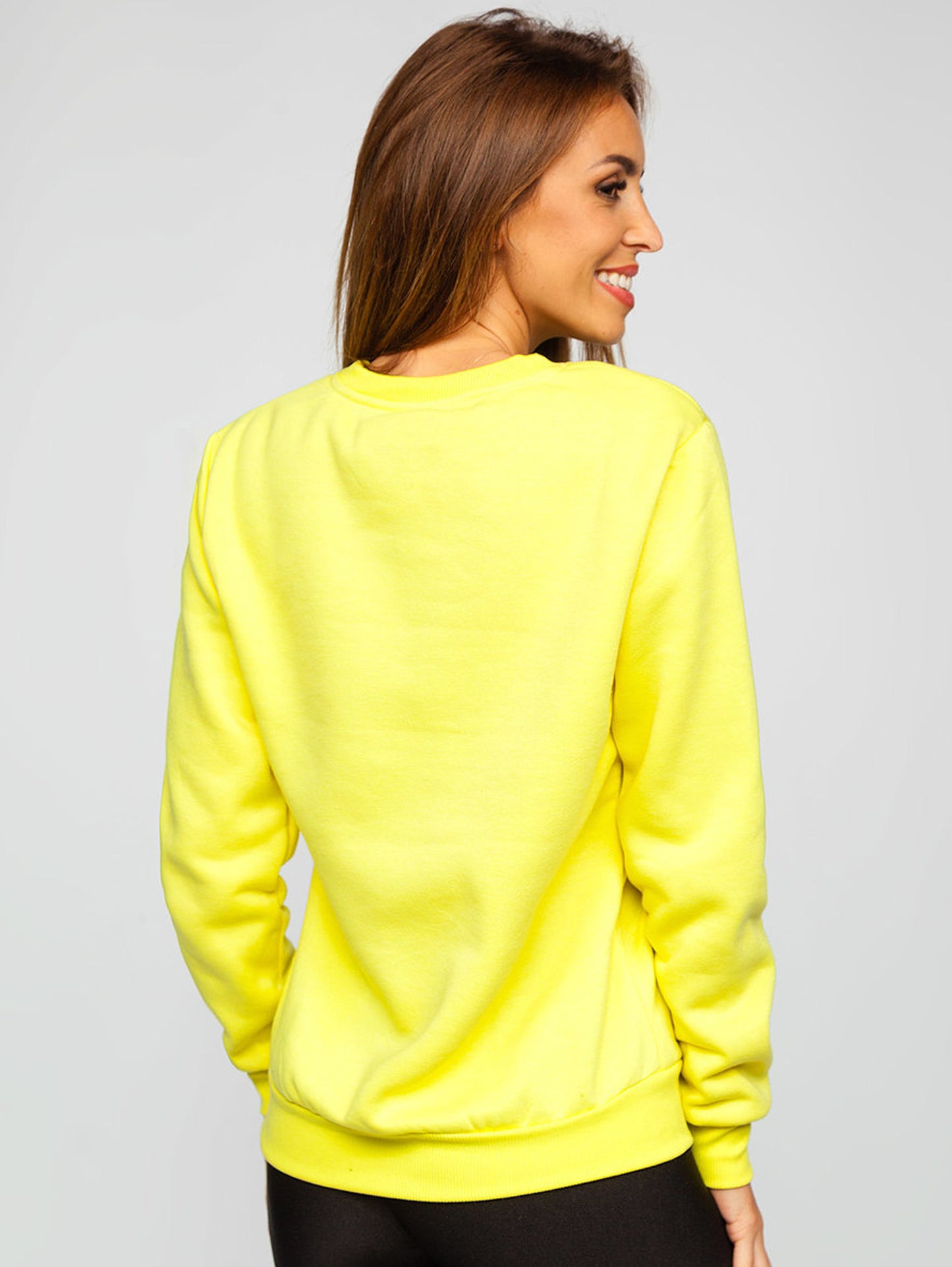 Women's Basic Yellow Sweatshirt