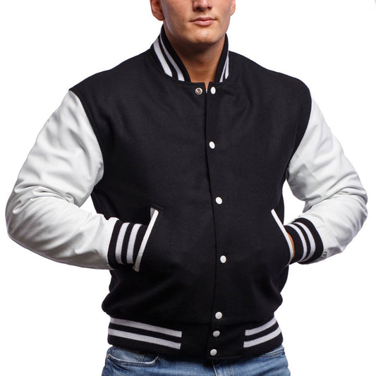 Men's Black Baseball Jacket