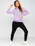 Basic Women's Light Purple Hoodie