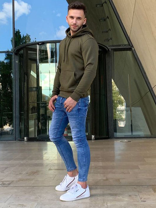 Basic Army Green Hoodie