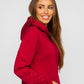 Basic Women's Maroon Hoodie