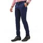 Slim Fit Royal Blue Cotton Chino Pants