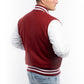 Men's Maroon Baseball Jacket