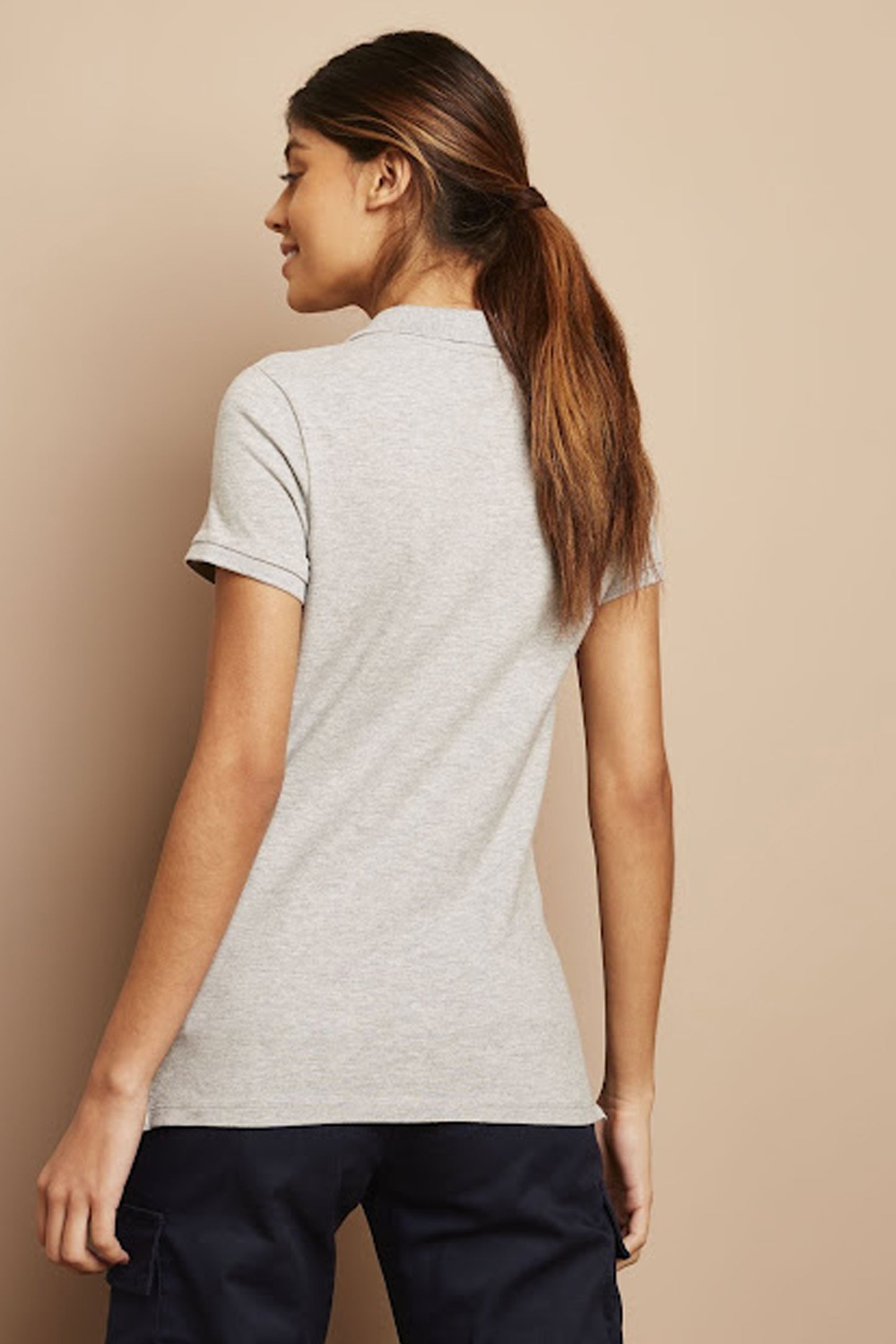 Women's Haider Gray Polo Shirt