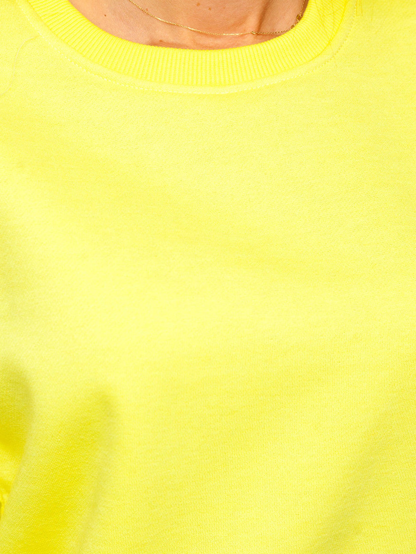 Women's Basic Yellow Sweatshirt