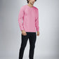 Basic Pink Full Sleeves T-Shirt