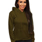 Basic Women's Army Green Hoodie