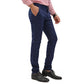 Slim Fit Royal Blue Cotton Chino Pants