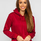 Basic Women's Maroon Hoodie