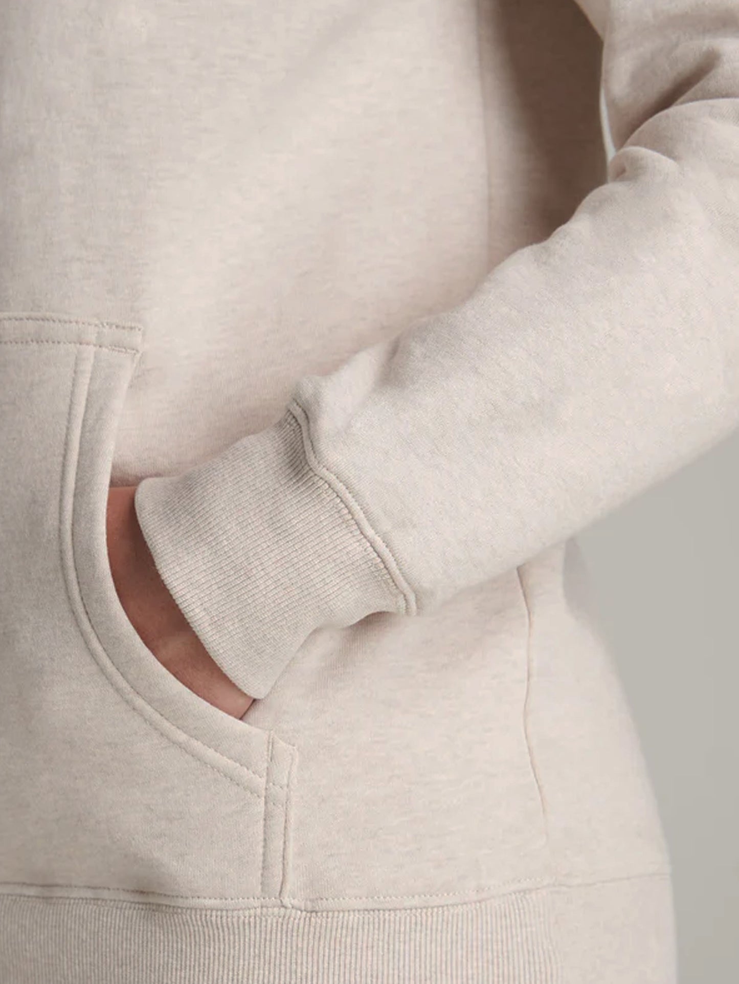 Basic Women's Cream Hoodie