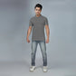 Men's Steel Gray Polo T-Shirt
