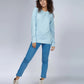 Women's Basic Sky Blue Sweatshirt