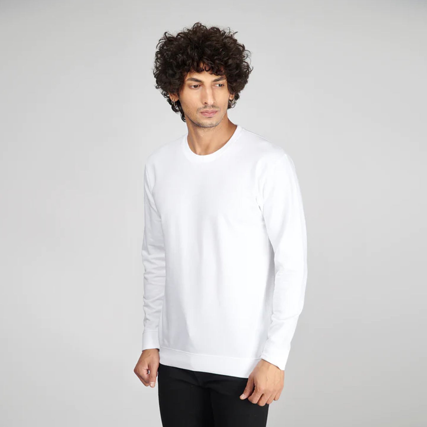 Basic White Sweatshirt
