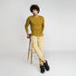 Basic Mustard Full Sleeves T-Shirt