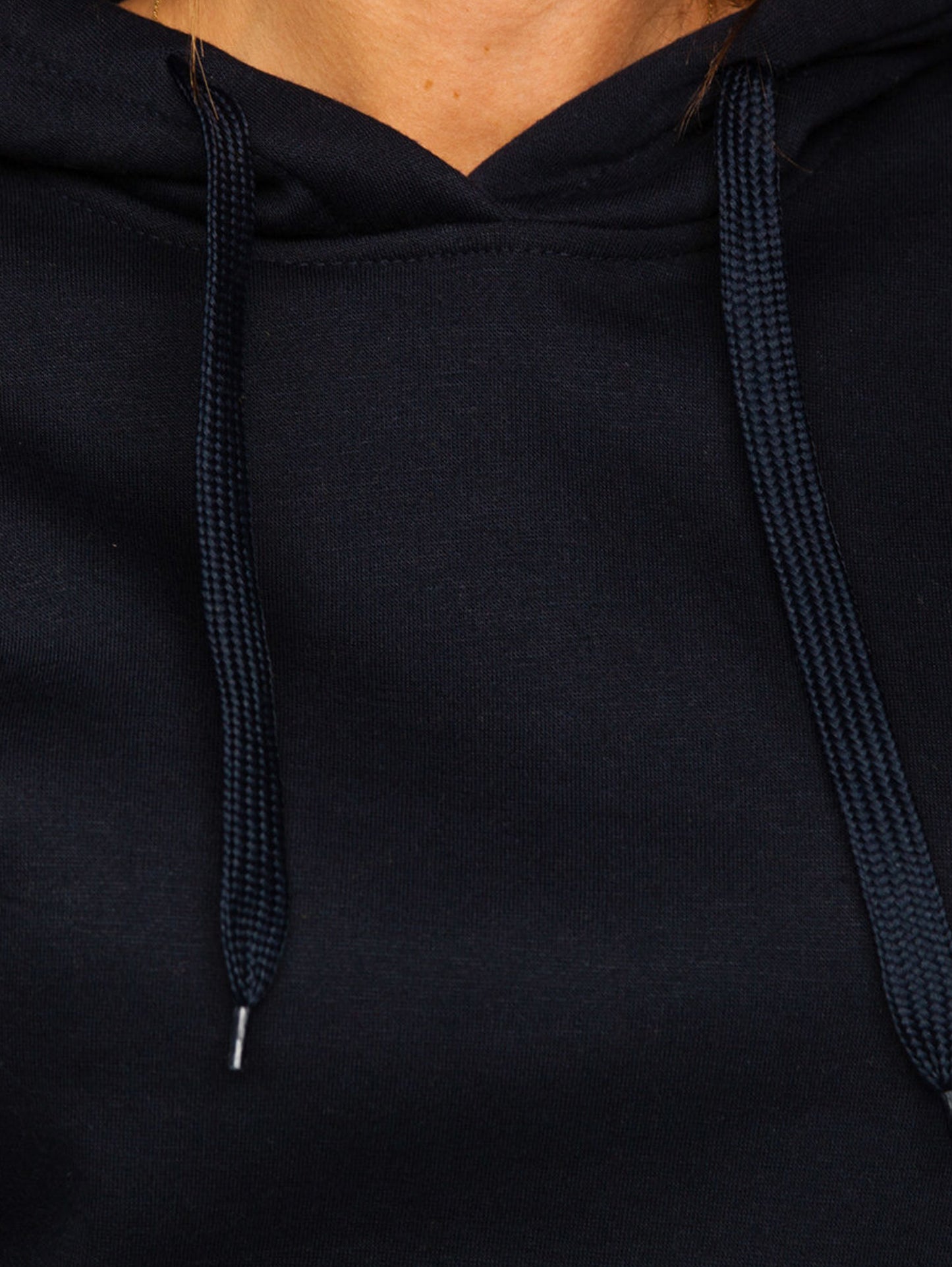 Basic Women's Navy Blue Hoodie