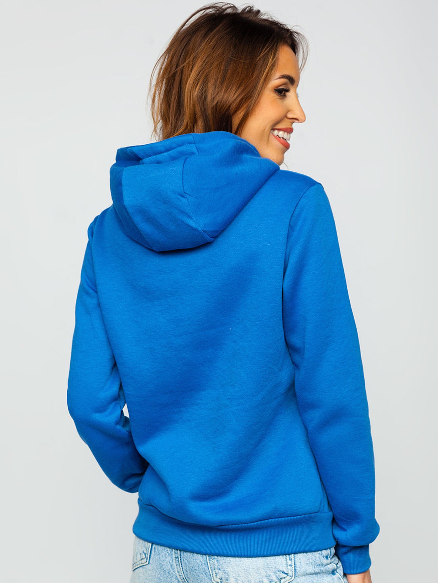 Basic Women's Royal Blue Hoodie