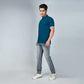 Men's Petroleum Blue Polo T-Shirt