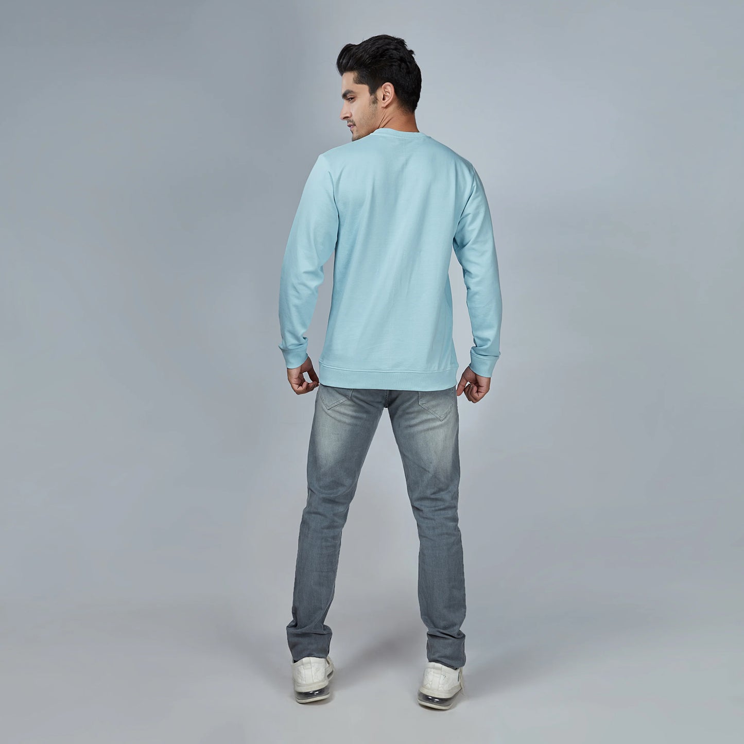 Basic Sky Blue Sweatshirt