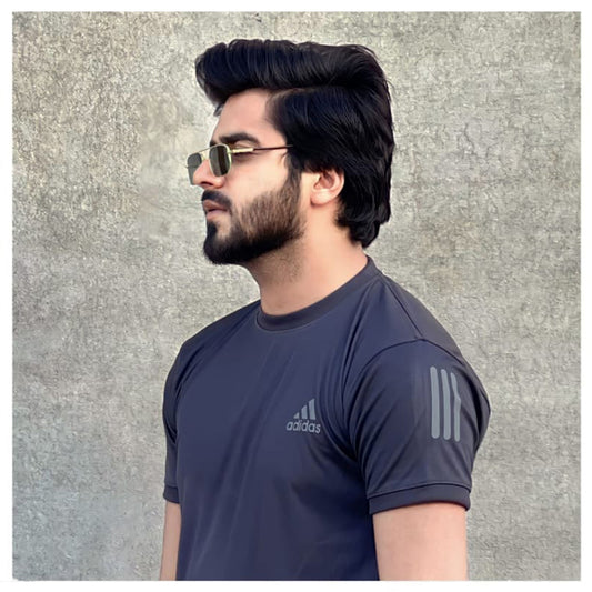 Adidas Three Stripes Tracksuit Steel Gray Color