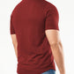 Basic V-Neck T-Shirt Maroon