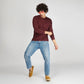 Basic Maroon Full Sleeves T-Shirt