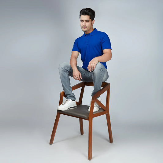 Men's Royal Blue Polo T-Shirt