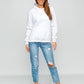Basic Women's White Hoodie
