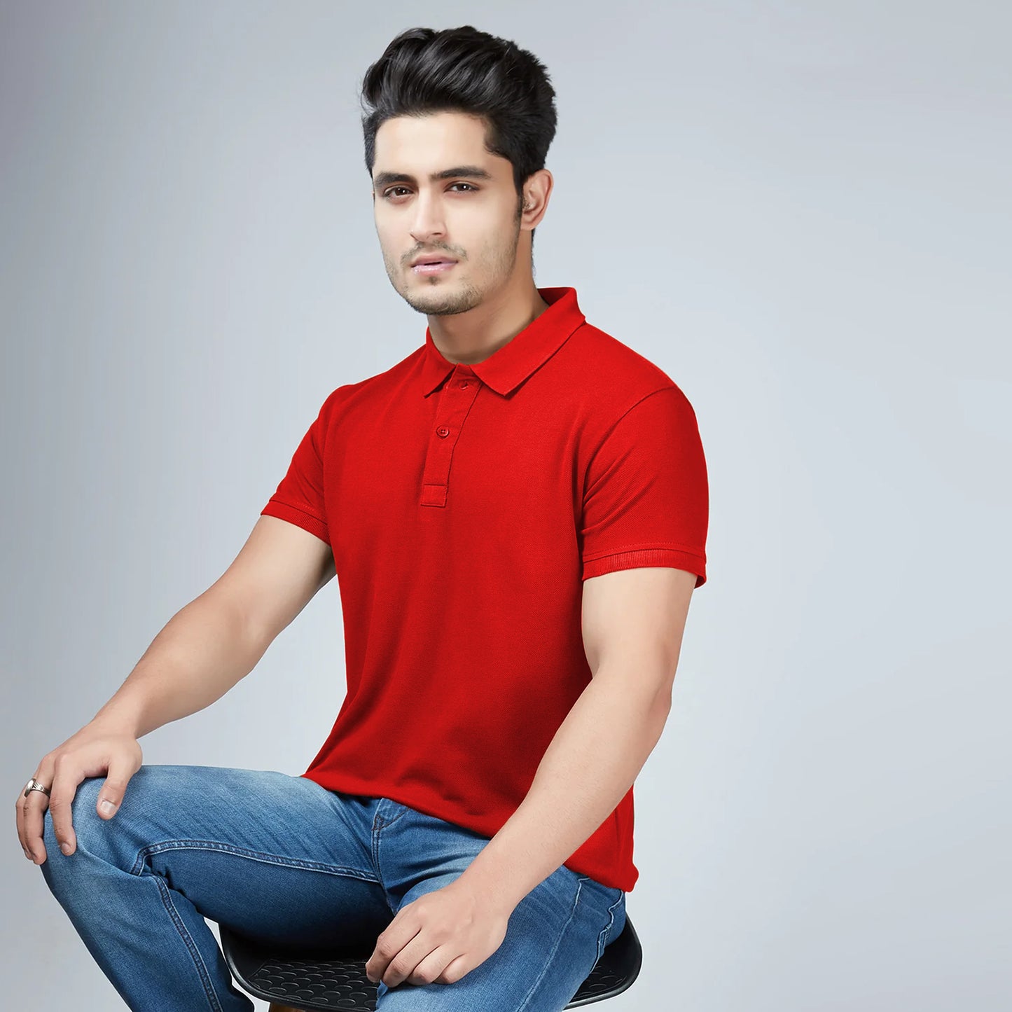 Men's Red Polo T-Shirt