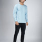 Basic Sky Blue Full Sleeves T-Shirt