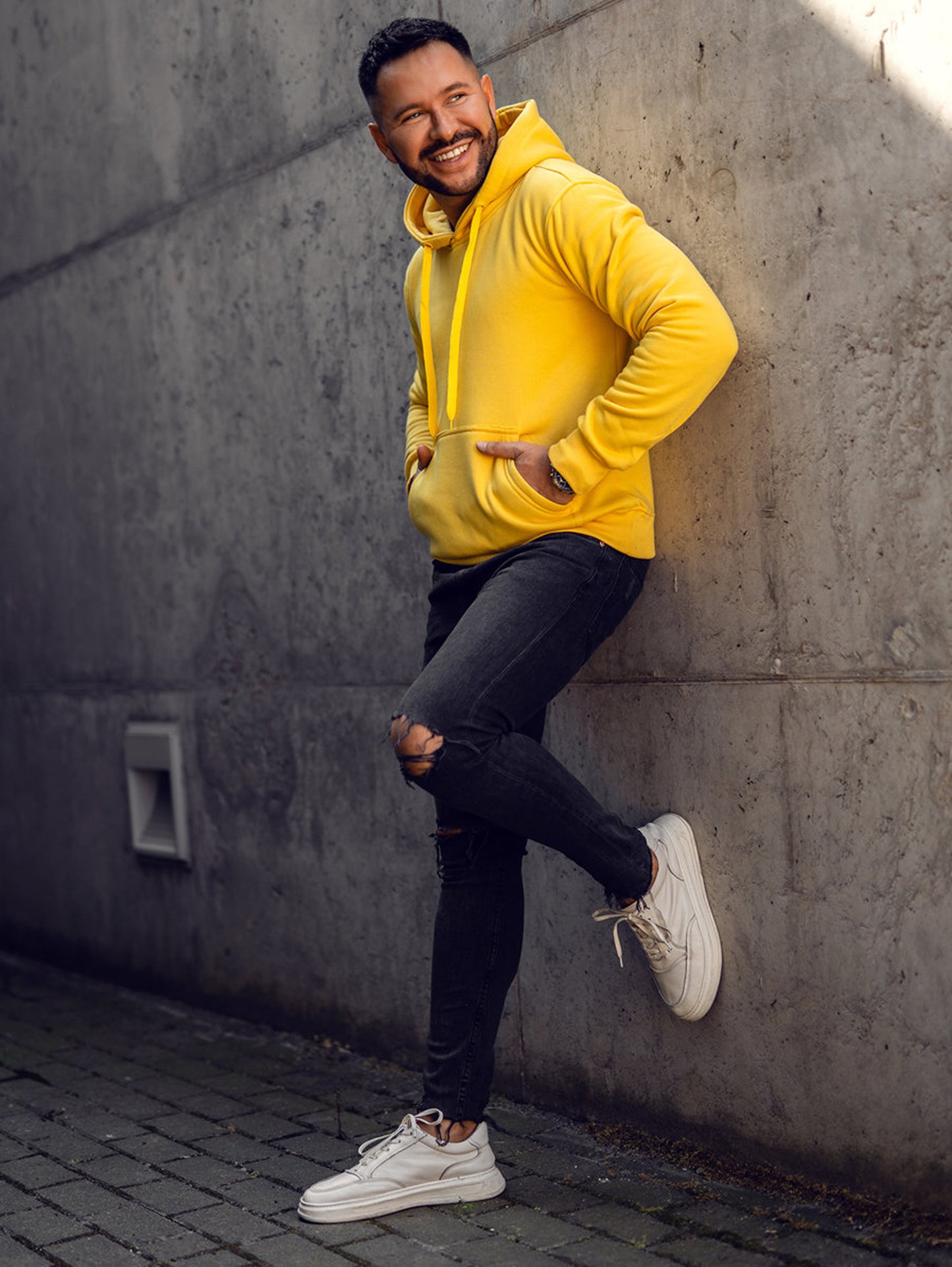 Basic Yellow Hoodie