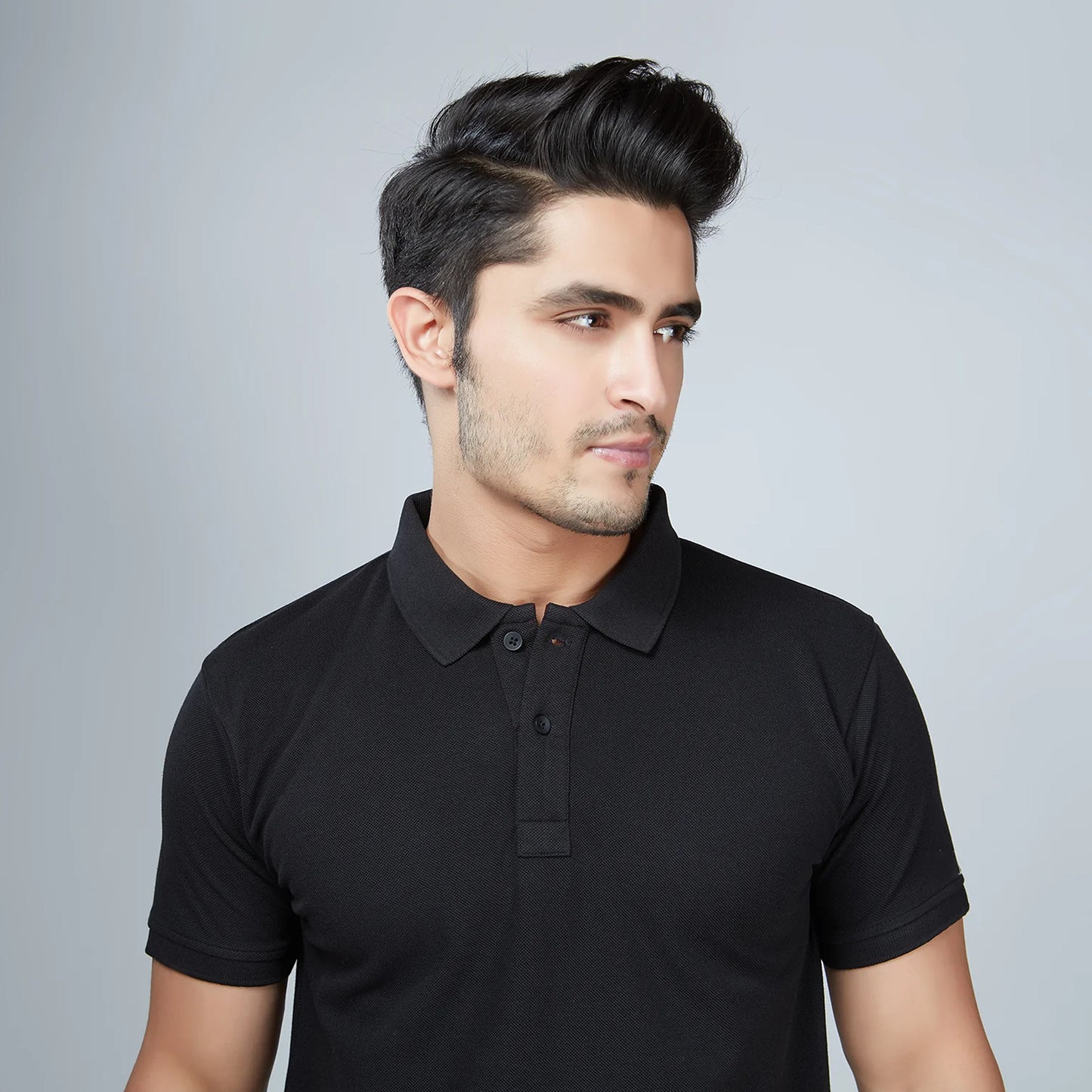 Men's Black Polo T-Shirt