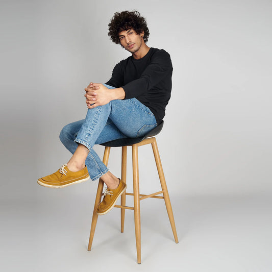 Basic Black Full Sleeves T-Shirt