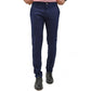 Slim Fit Royal Blue Cotton Chino Pants