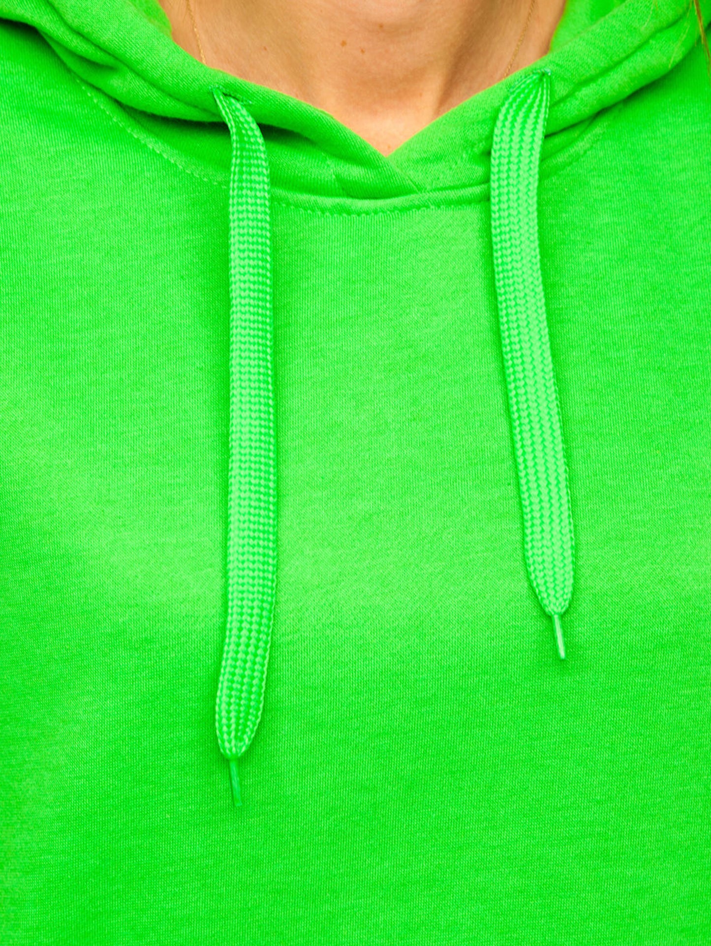 Basic Women's Dark Green Hoodie