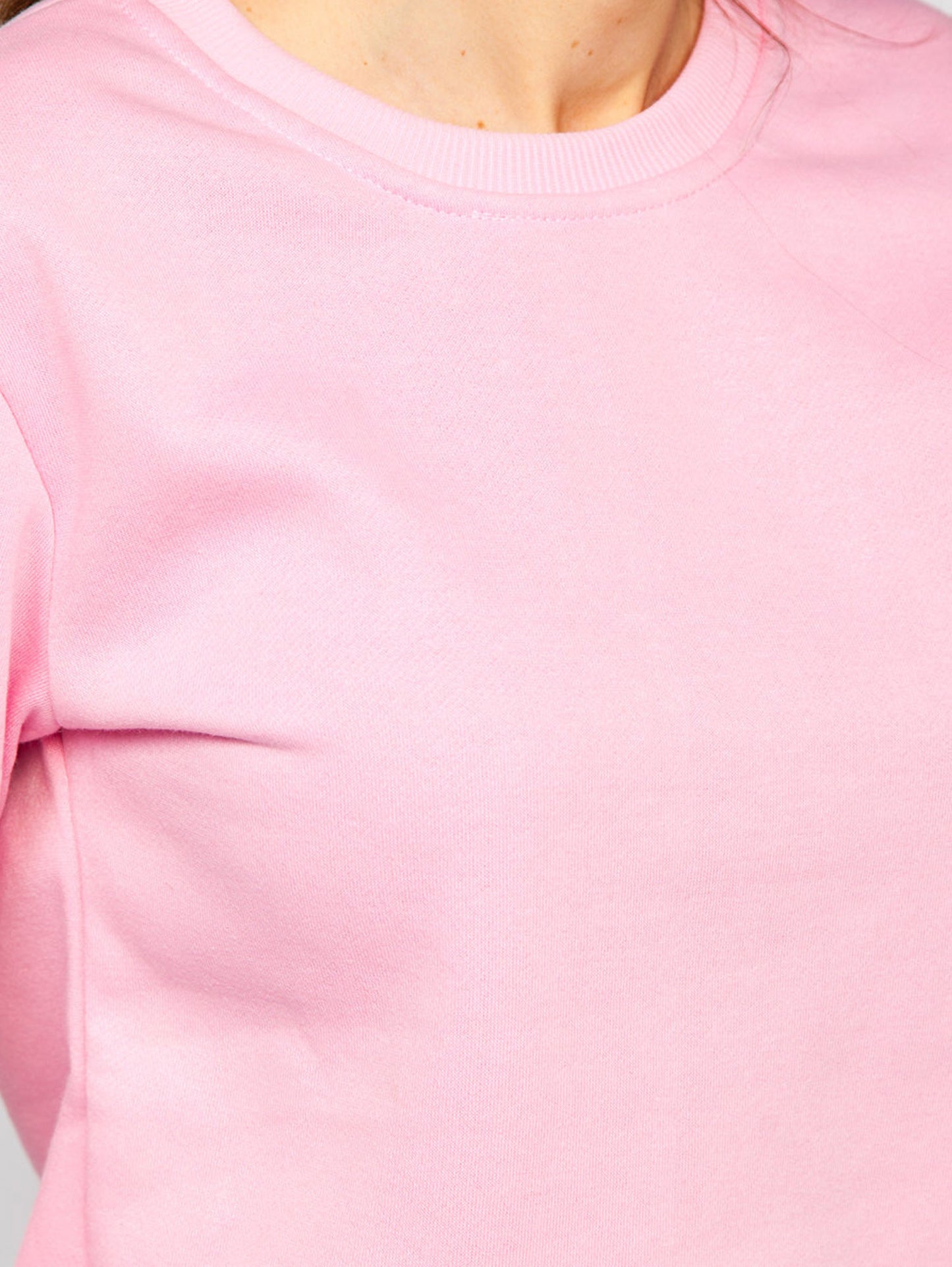 Women's Basic Pink Sweatshirt