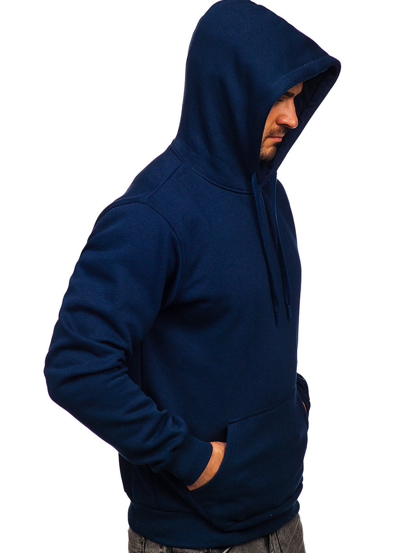 Basic Navy Blue Hoodie