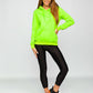 Basic Women's Neon Green Hoodie