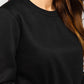 Women's Basic Black Sweatshirt
