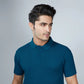 Men's Petroleum Blue Polo T-Shirt