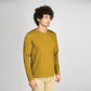 Basic Mustard Full Sleeves T-Shirt