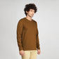 Basic Beige Full Sleeves T-Shirt